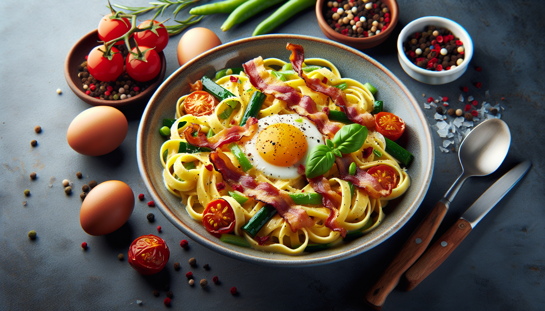 carbonara vegetariana